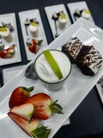 Elegant dessert trio