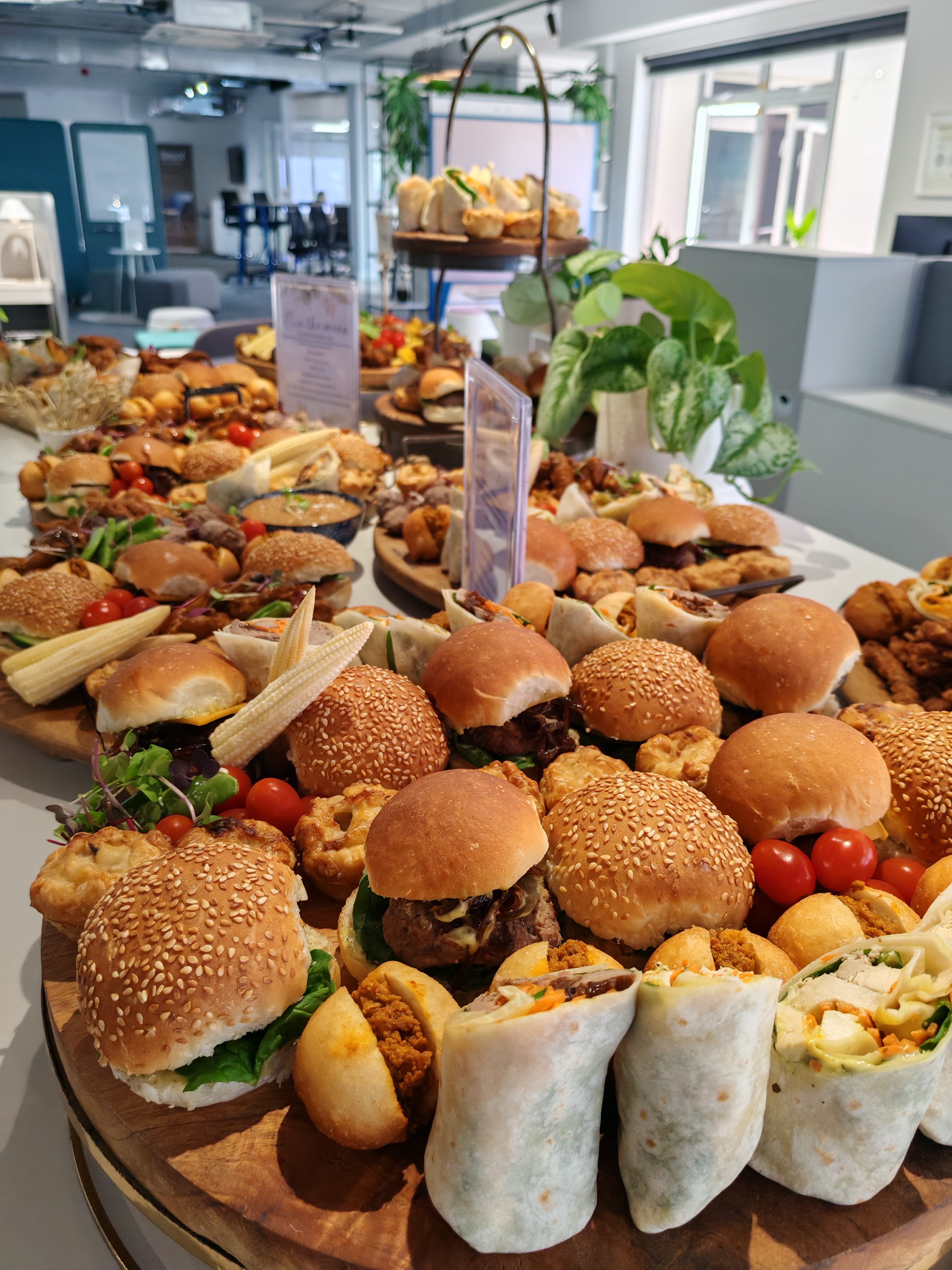 Corporate office buffet