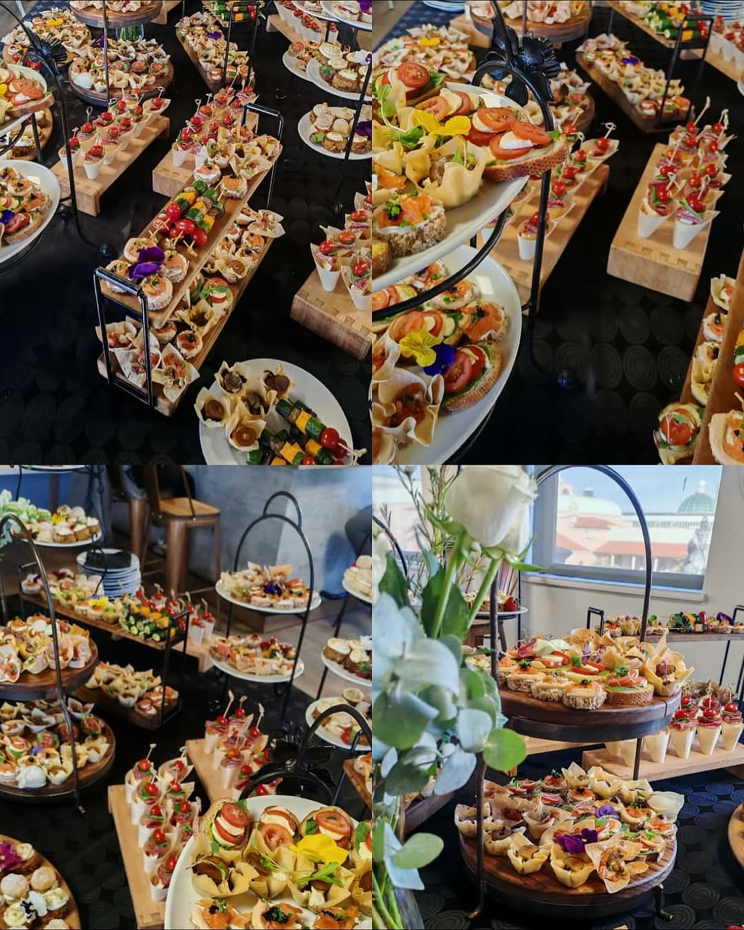 Wedding reception food